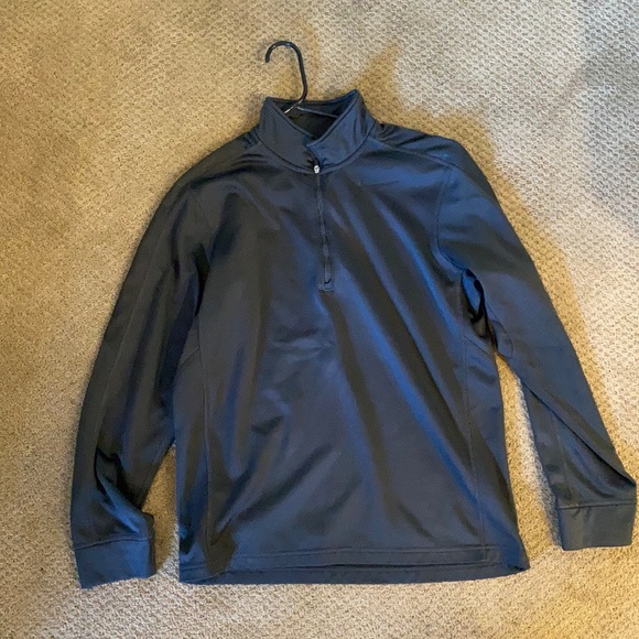 Black Nike Quarter Zip Jacket - Picture 1 of 2